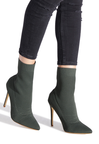 ANGELIQUE SOCK BOOTIE - ShoeDazzle