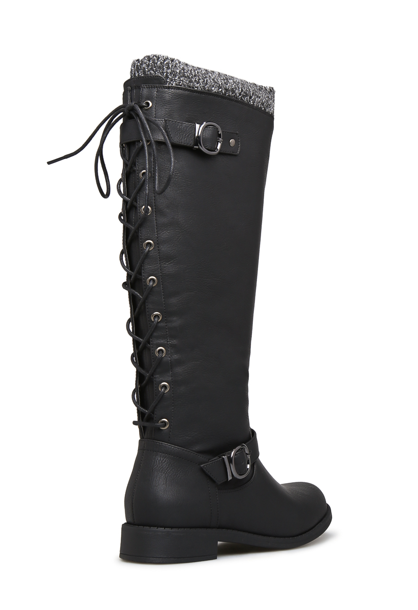 back lace up boots womens