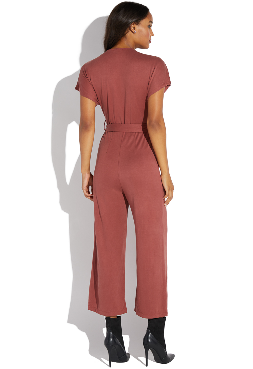 wide leg jumpsuit with boots