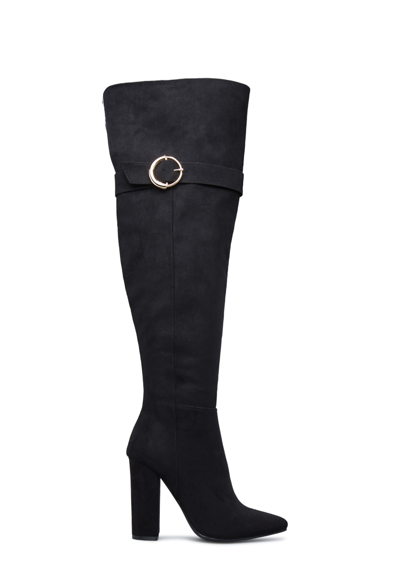 shoedazzle thigh high boots