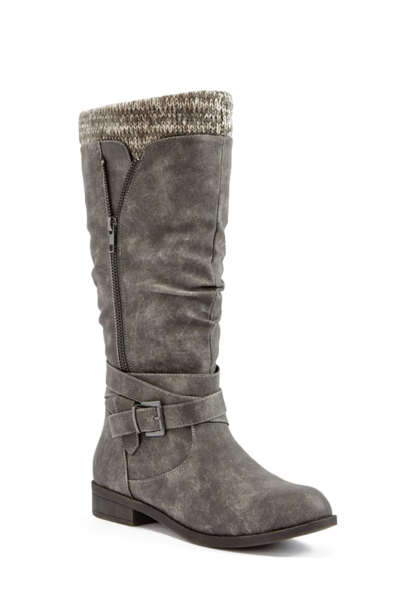 zanadee sweater cuff boot