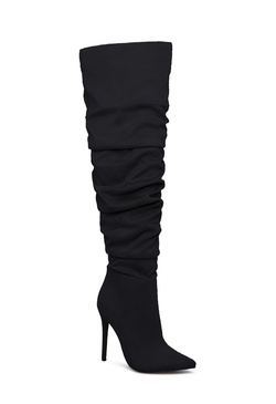 NADINE RUCHED STILETTO BOOT - ShoeDazzle