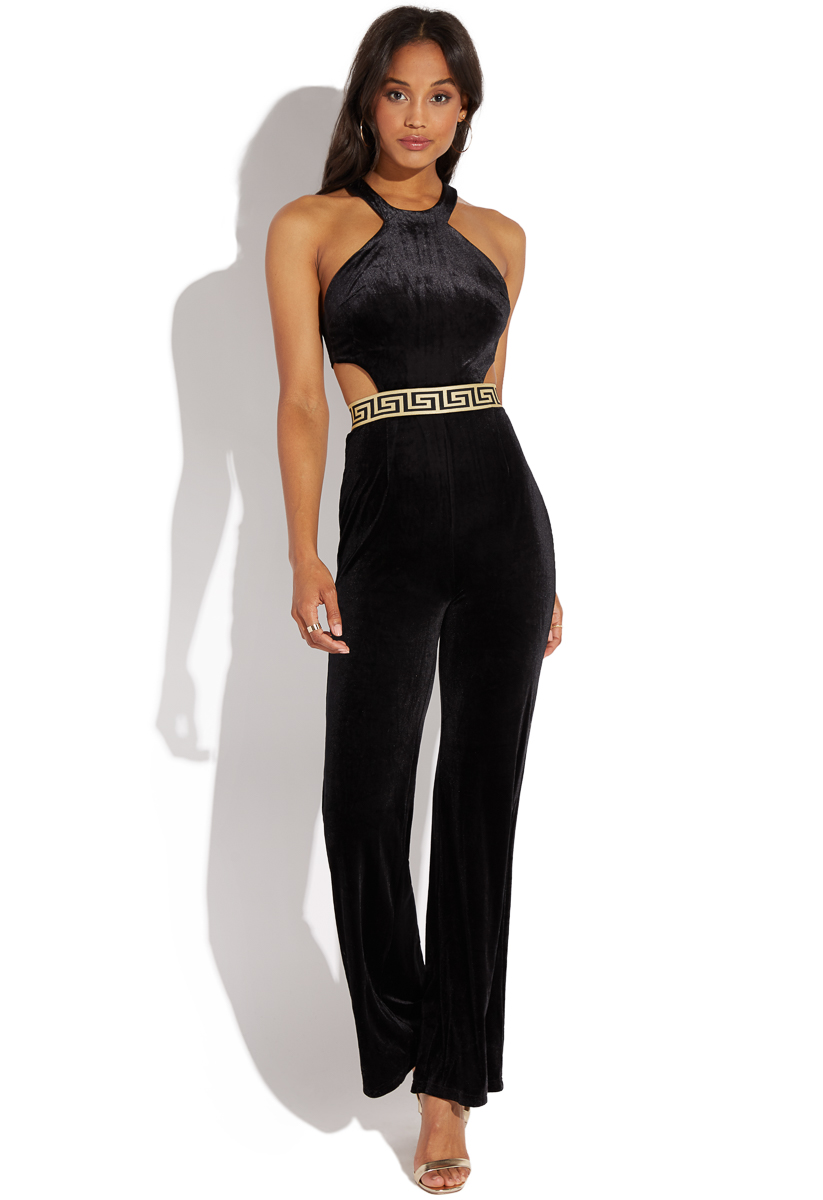 Buy KNOT-TIE W/ CUT-OUT BACK JUMPSUIT for Women Online in India