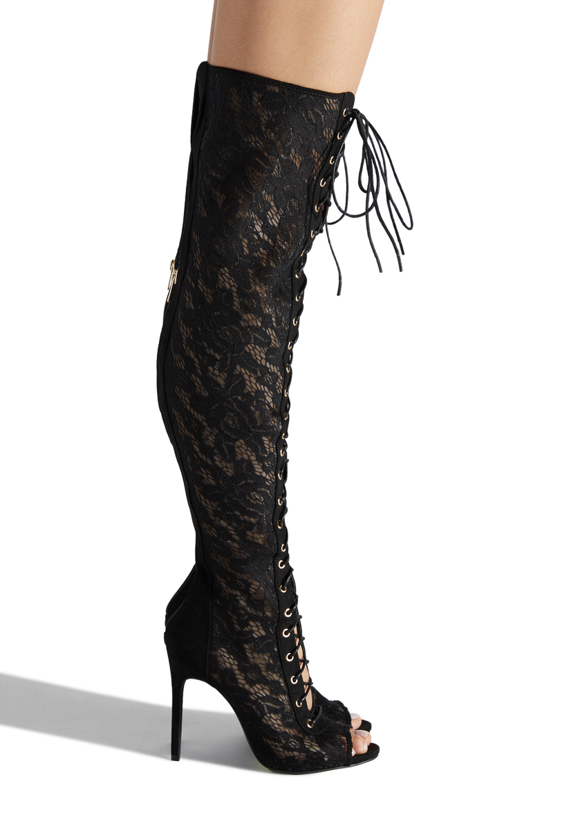 shoedazzle thigh high boots