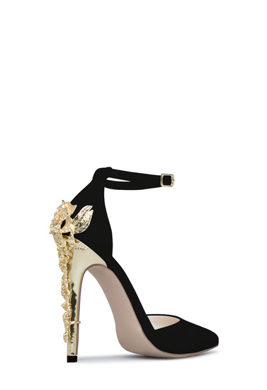 JULES METALLIC HEEL PUMP - ShoeDazzle