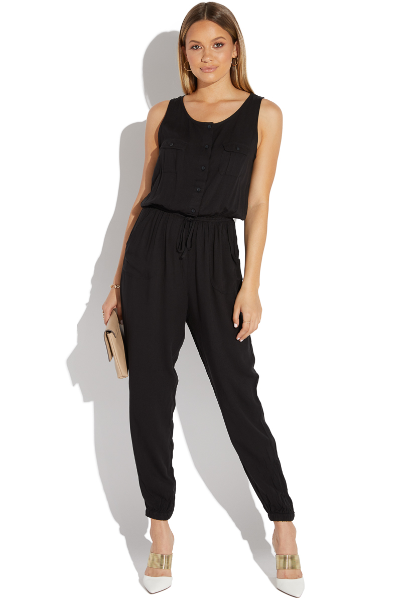 utility jogger jumpsuit