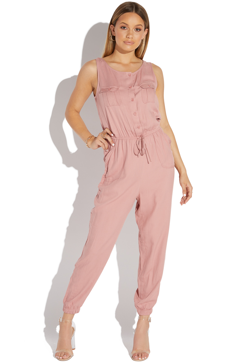 utility jogger jumpsuit