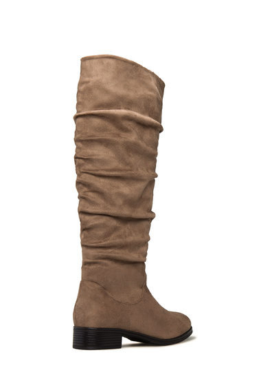 KYRA SLOUCHY FLAT BOOT - ShoeDazzle