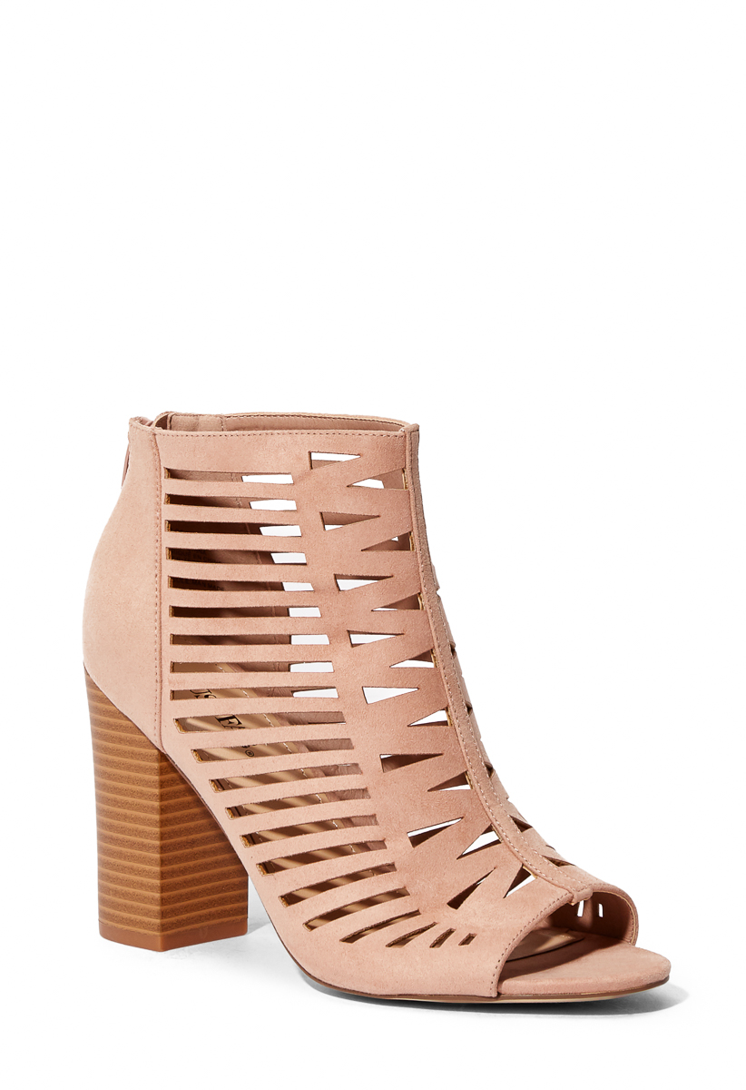 office tan heeled sandals