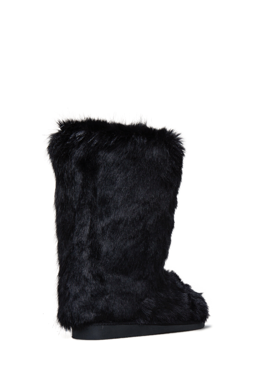 harmony faux fur boots