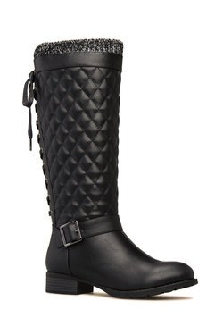 cersei quilted flat boot