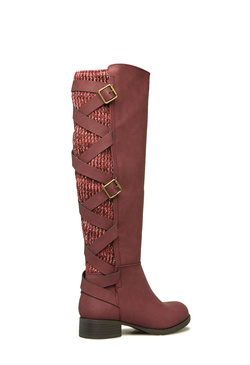 CERSEI QUILTED FLAT BOOT - ShoeDazzle