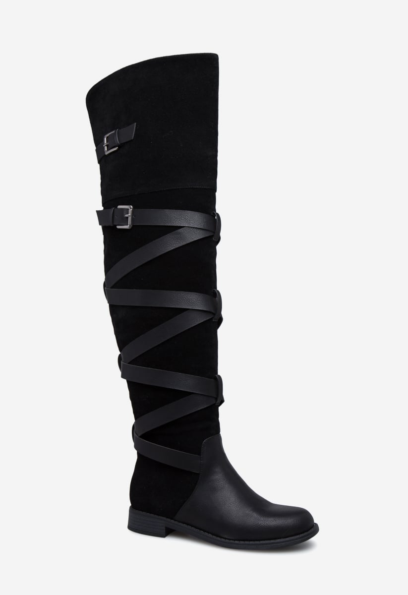 shoedazzle flat boots