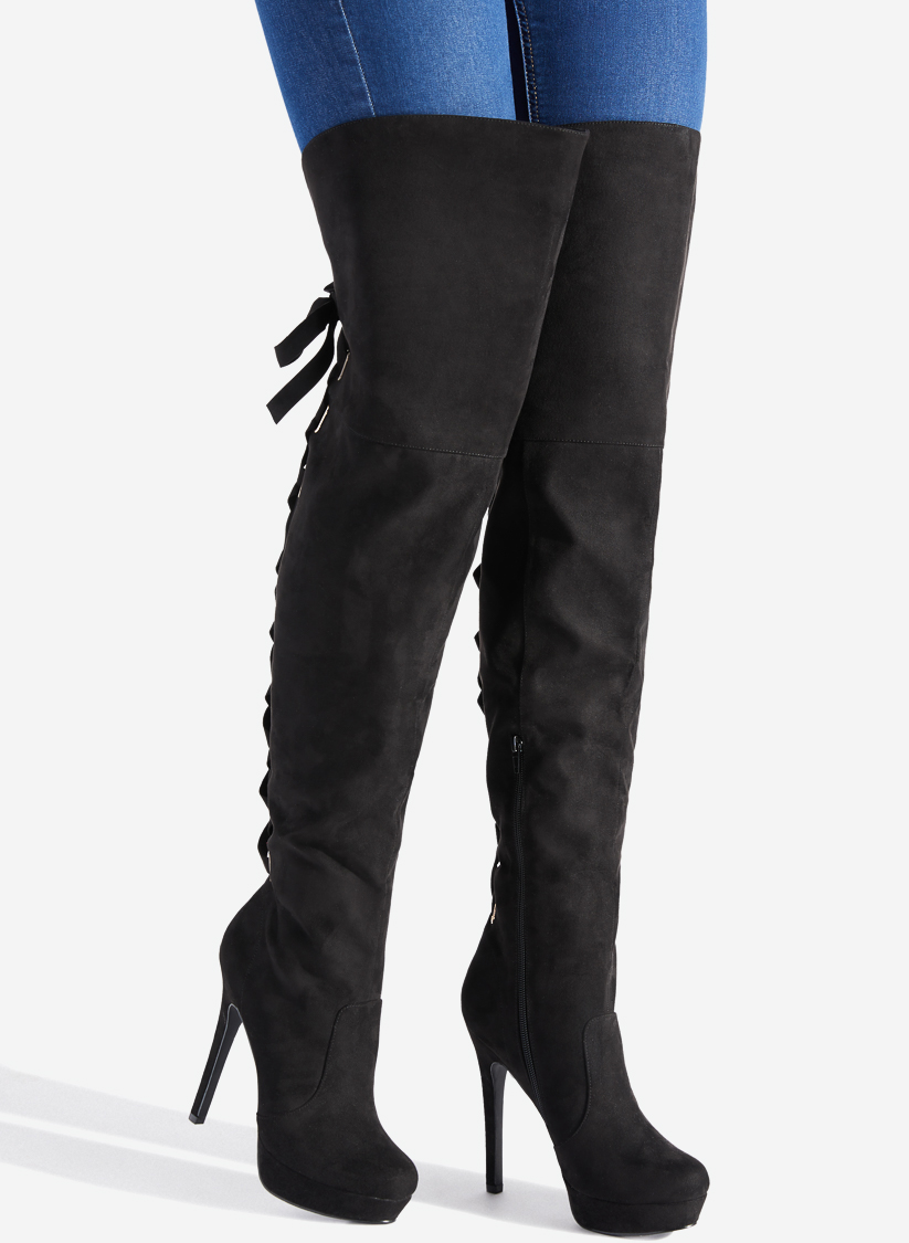 JANNELLA PLATFORM STILETTO BOOT 