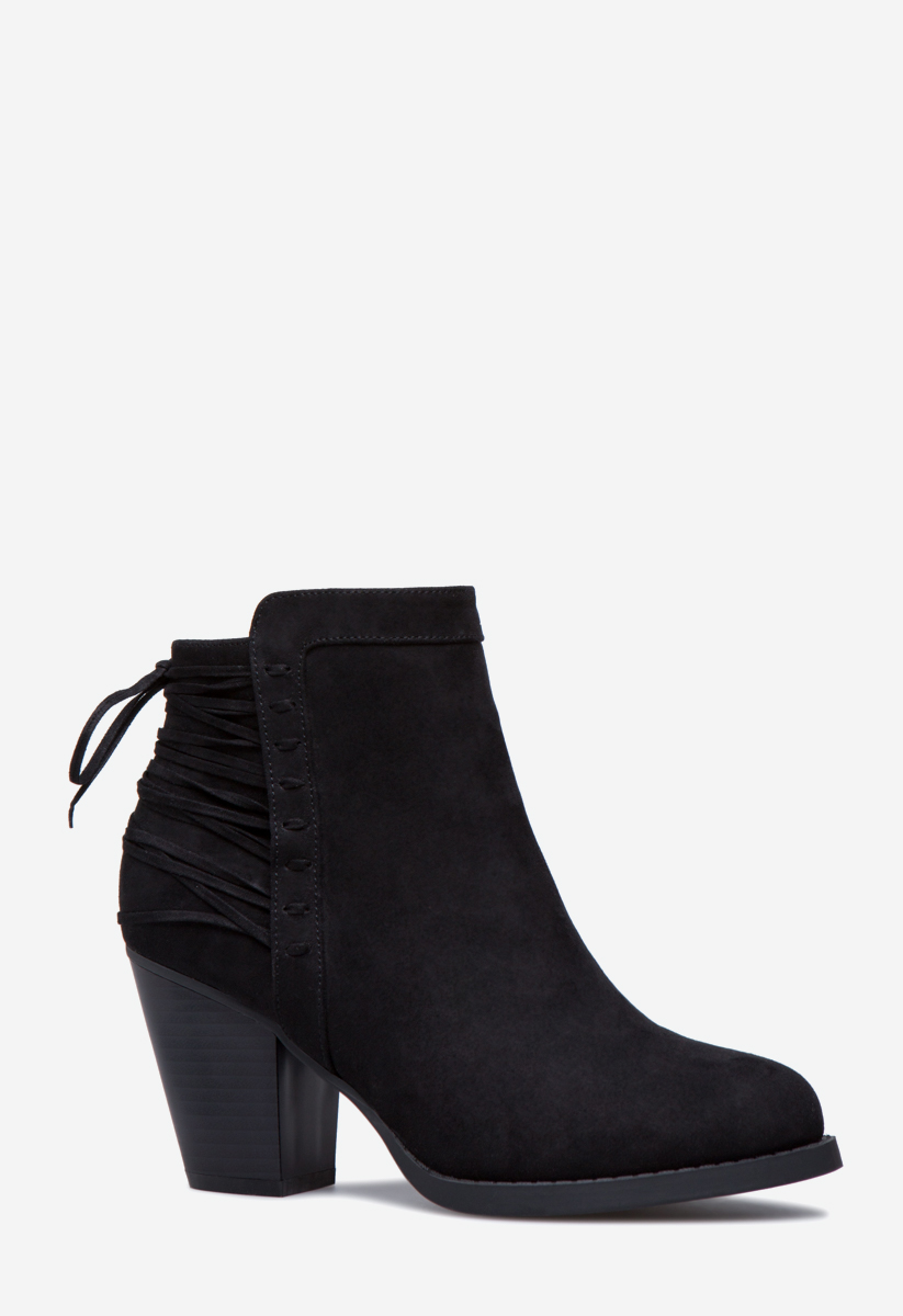 shoedazzle black booties