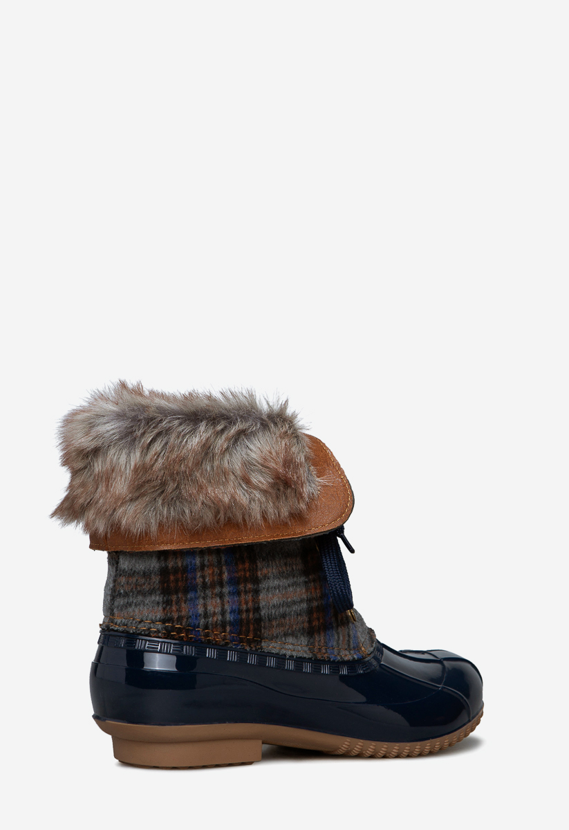 ghita faux fur duck boot