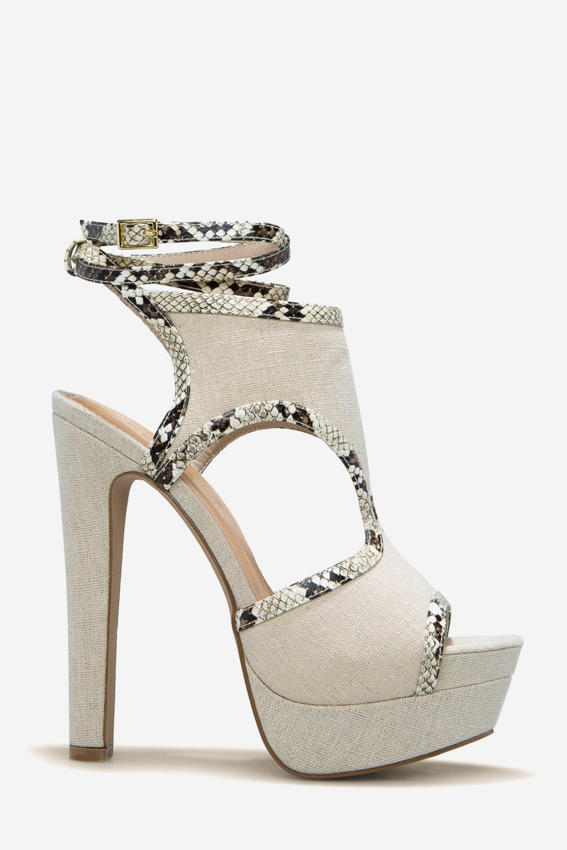 shoedazzle snake heels