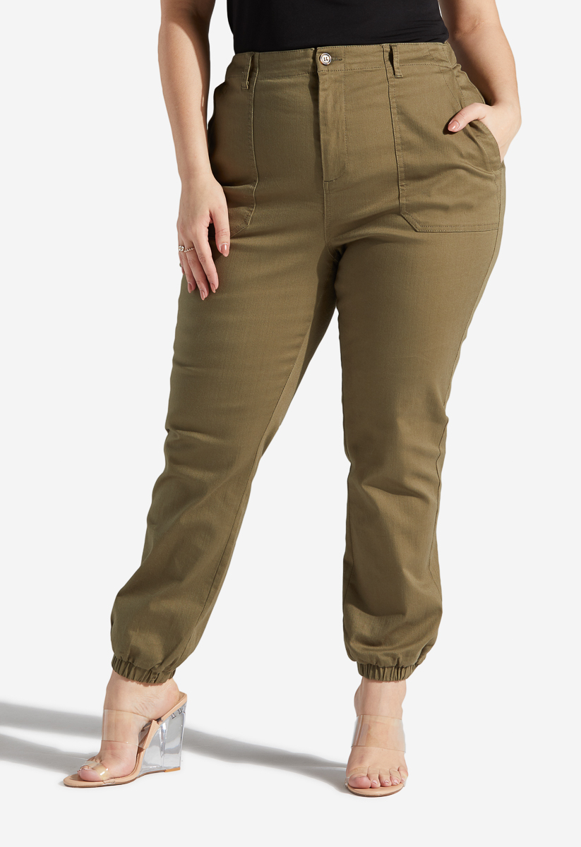 plus size skinny joggers