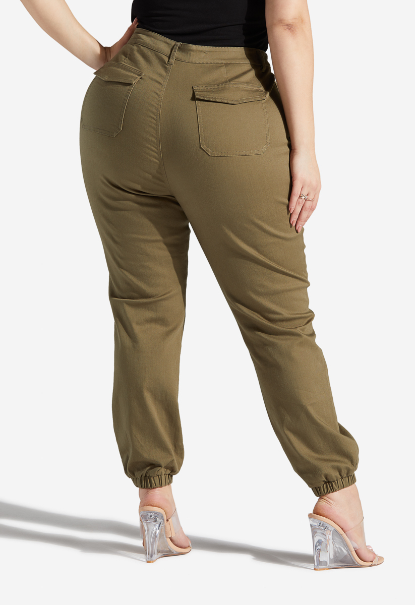 plus size skinny joggers