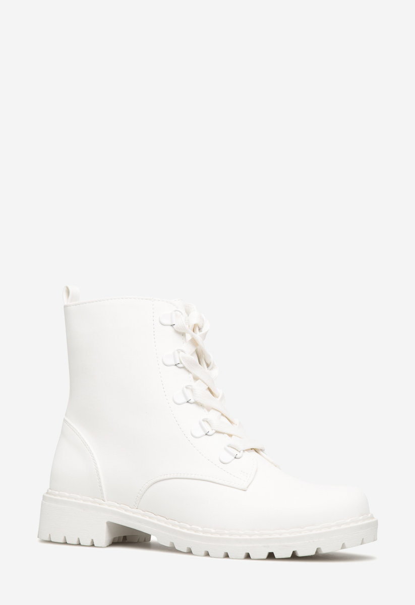 shoedazzle white booties