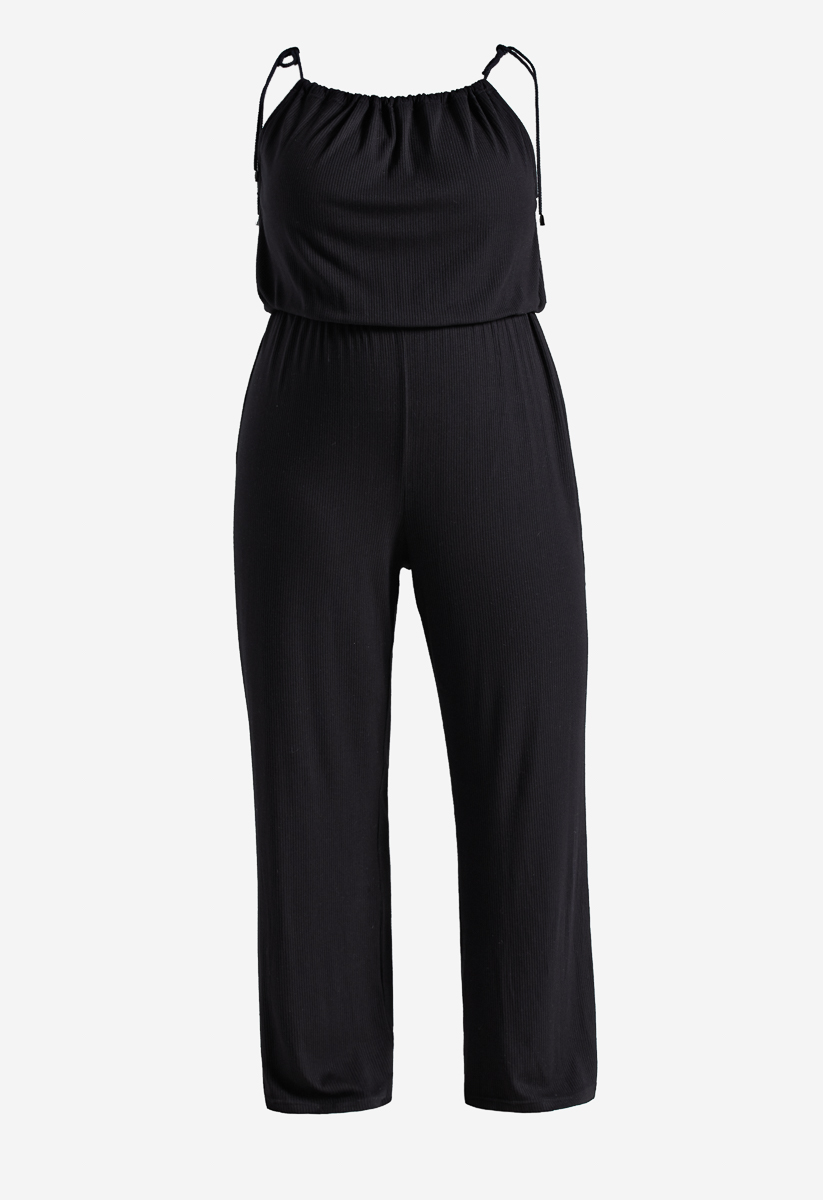 plus size halter top jumpsuit