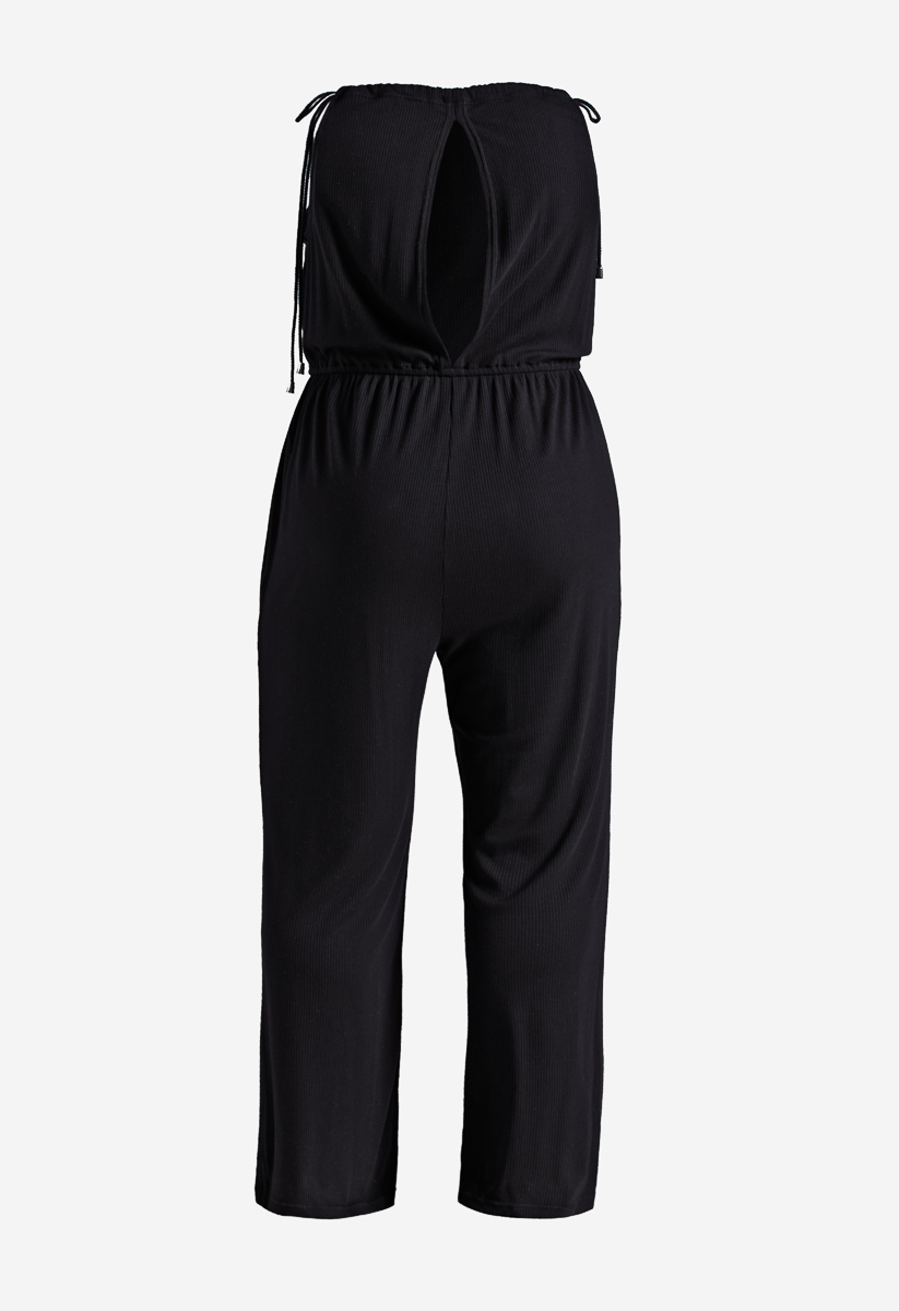 white halter jumpsuit plus size