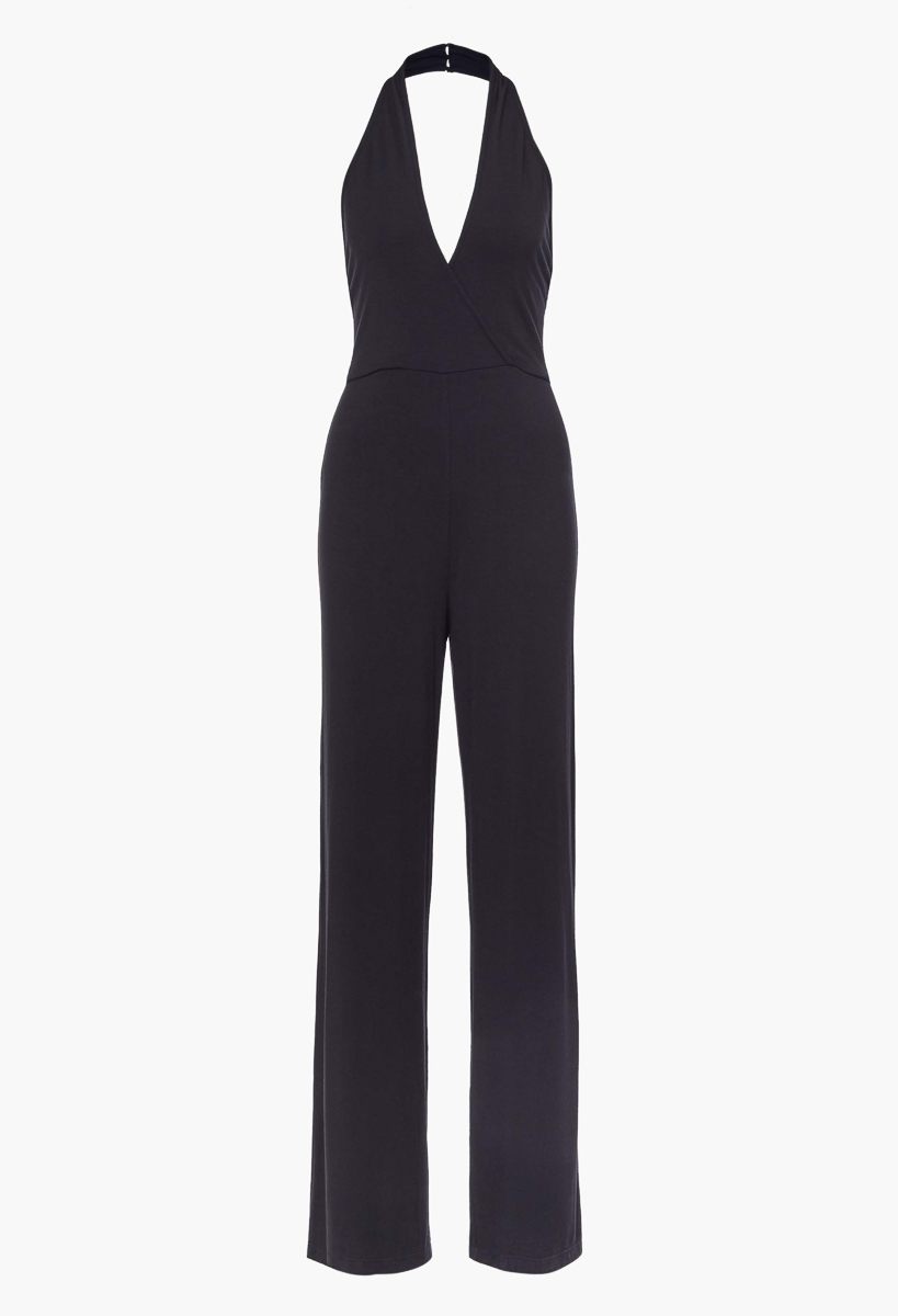 cross halter jumpsuit