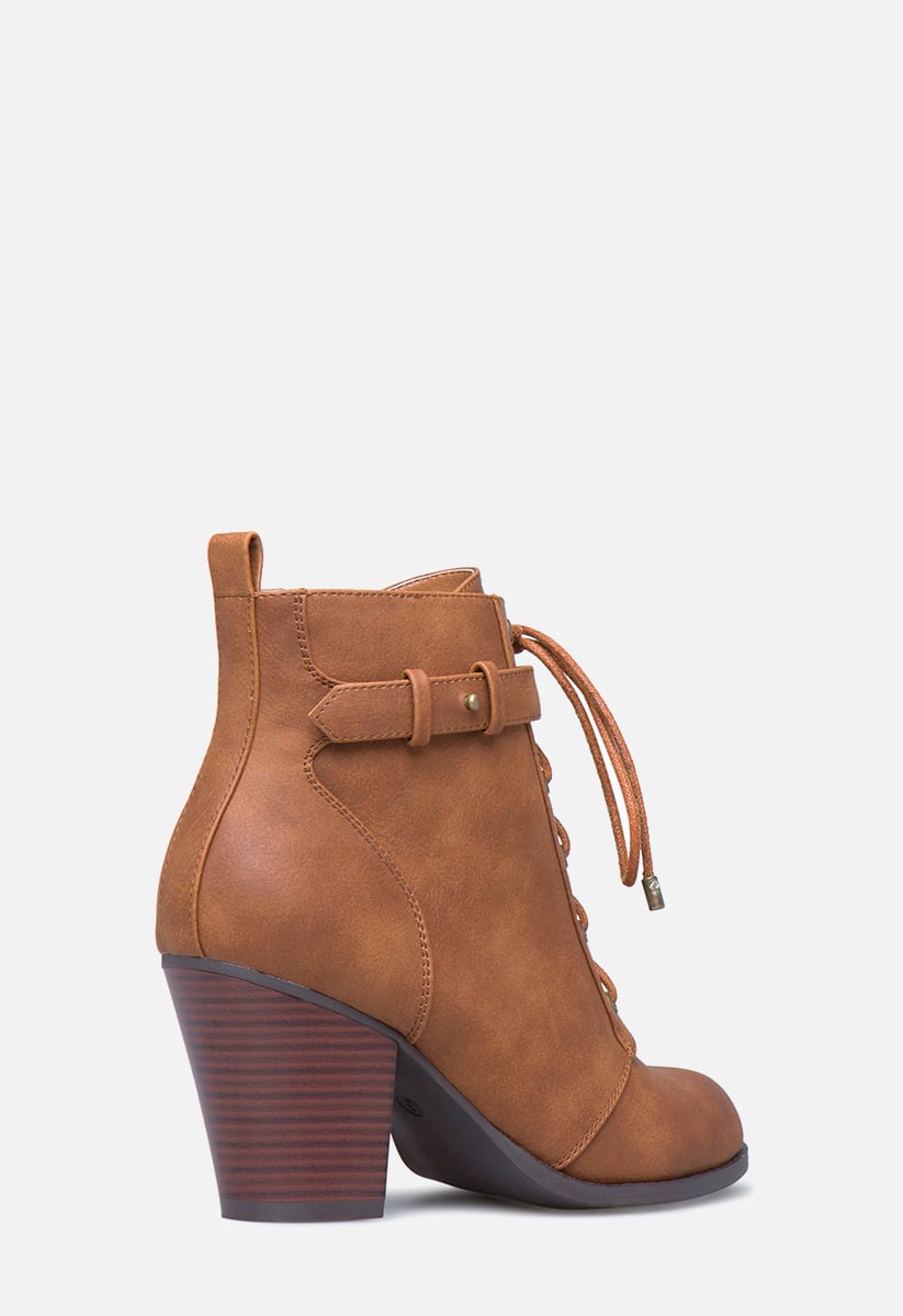 dally cone heel bootie