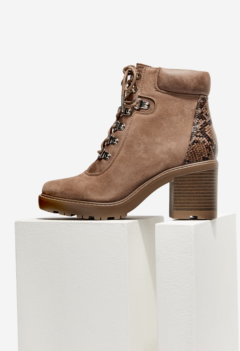 felixa block heel hiker bootie