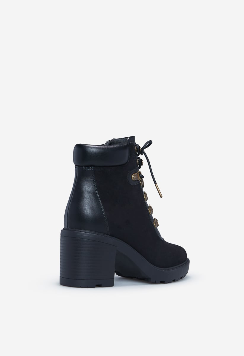 felixa block heel hiker bootie