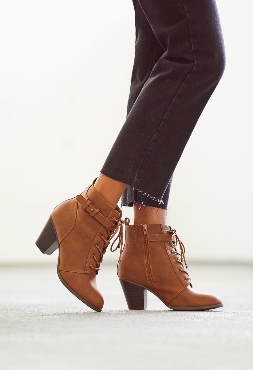 dally cone heel bootie