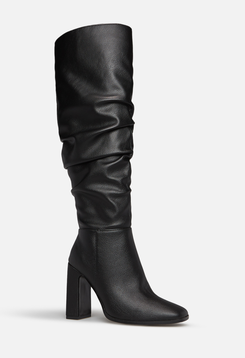 rayanna slouchy heeled boot