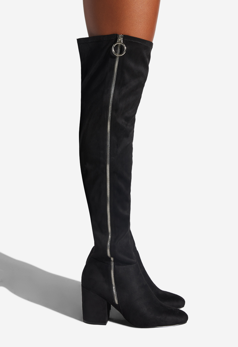 NEVAEH ZIP UP BOOT - ShoeDazzle