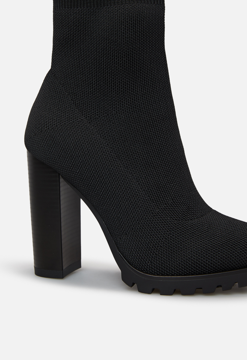 marguerita stretch block heel bootie