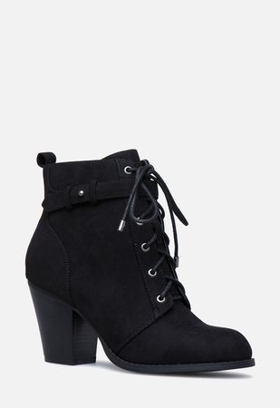 cute black heel boots