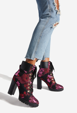 shandee high block heel bootie