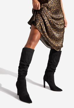stiletto hiker bootie
