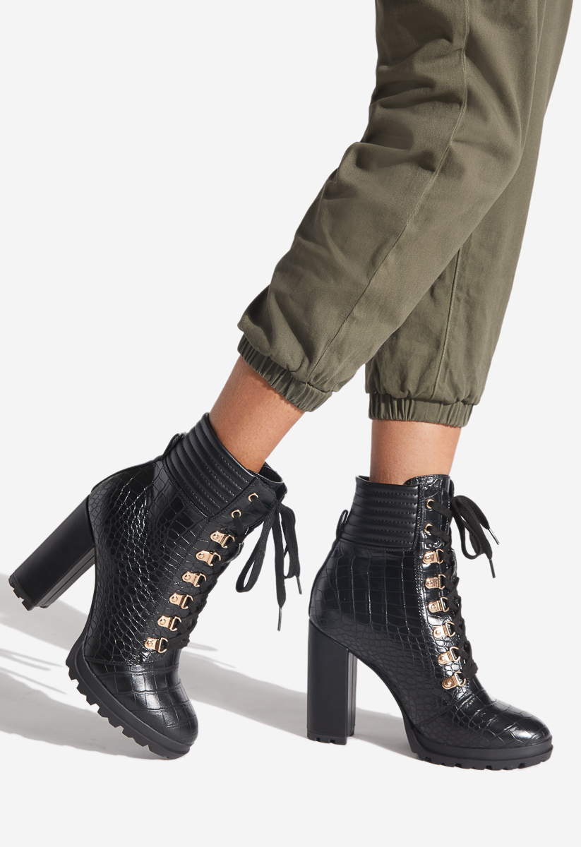 shandee lace up bootie