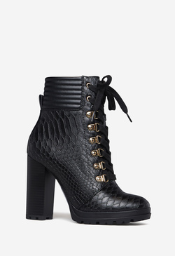 shandee high block heel bootie