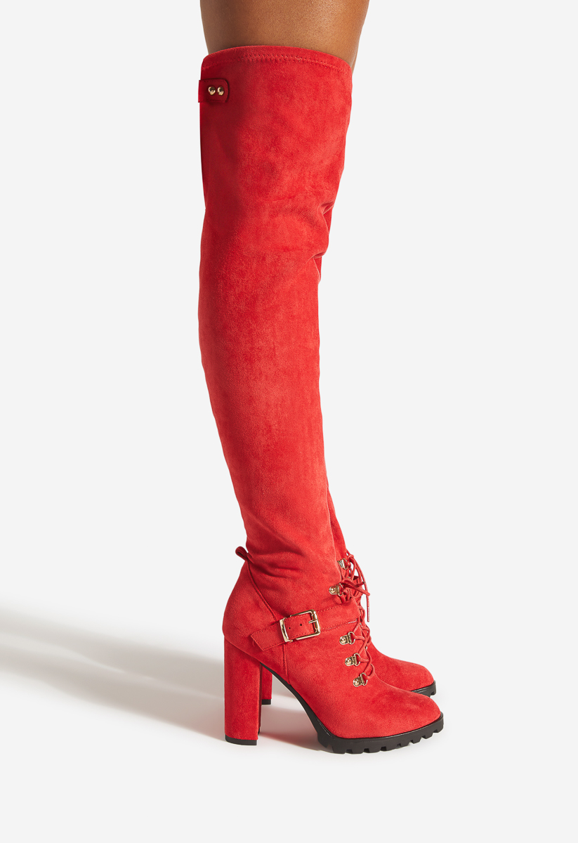 red boots shoedazzle