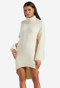 HI Low Sweater Dress