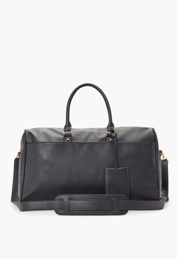 Zippered Overnight Bag With Front Pocket