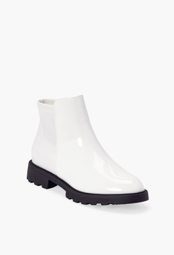 Demi Contrast Lug Sole Ankle Boot