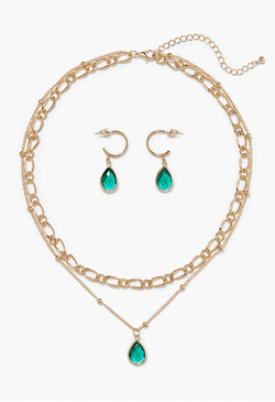 Jenna Emerald Jewelry Set