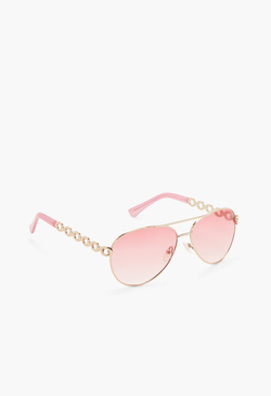 Aviator Sunglasses With Chain Frame