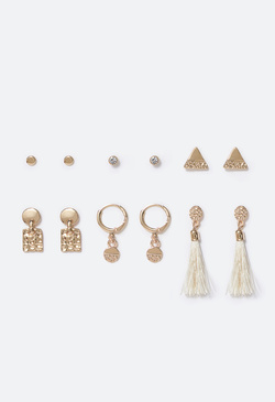 Lana Boho Stud And Hoop Multipack