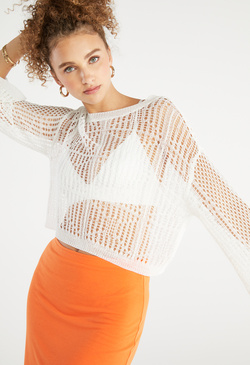 Open Stitch Sweater