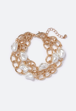 Jade Layered Pearls Bracelet